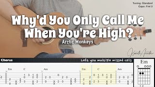 Why'd You Only Call Me When You're High? - Arctic Monkeys | Fingerstyle Guitar