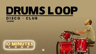 FREE DRUMS LOOP - Disco / Club - 125 BPM 🥁