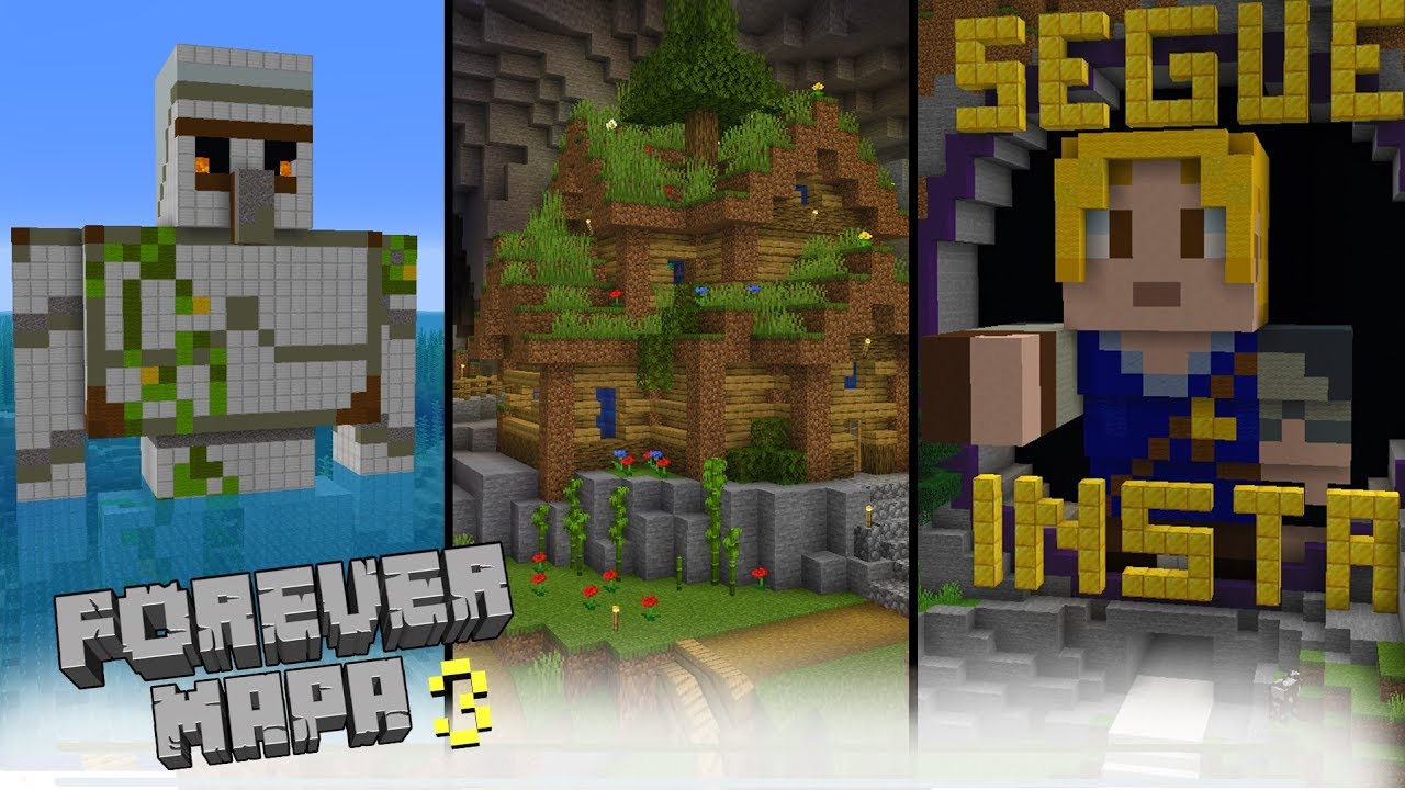 TUDO QUE EU FIZ, JOGANDO 4 MESES no MESMO MAPA (TOUR) - Forever Mapa 3 #51