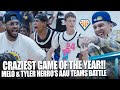 CRAZIEST GAME OF THE YEAR!! Melo & Tyler Herro's AAU Teams' BATTLE Ends with GAME WINNER 😱