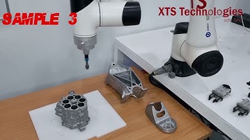 Robotics Arm movement test for deburring application 🦾