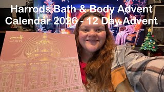 Unboxing the Harrods 12 Day Bath & Body Advent Calendar 2026 - Loved This One!!!! 