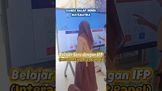Salah satu keseruan Papan Interaktif Digital (PID) atau Interactive Flat Panel (IFP) #smpn1pulautiga