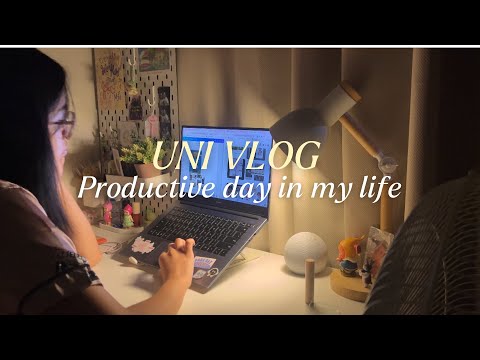 Productive day in my life 🎧 kyllege diaries: getting back on track, day at uni