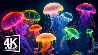 The Best 4K Aquarium  The Colors of the Ocean, The Sound Of Nature