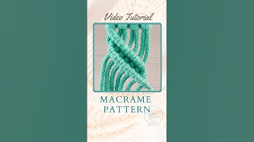 DOUBLE HALF HITCH KNOT No.2  #macrametutorial #howtomacrame #macramepattern #macrameforbeginners