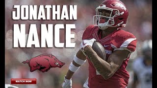Jonathan Nance |Breakout Receiver| Arkansas Highlights ᴴᴰ