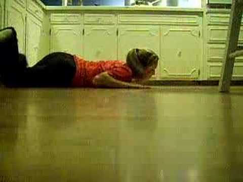 Sliding Across The Kitchen Floor Youtube