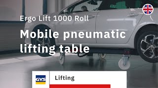 Ergo Lift 1000 Roll Lifting table - Designed and built for body shops screenshot 1
