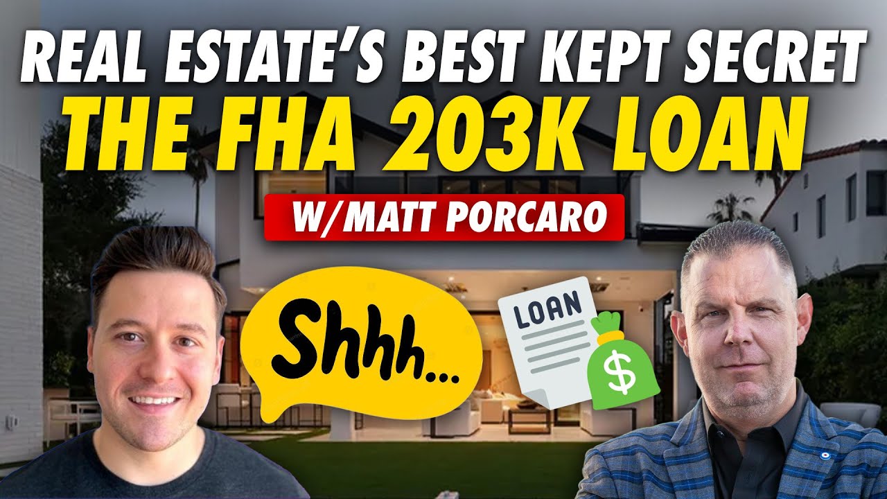Real Estate’s Best Kept Secret The FHA 203K Loan YouTube