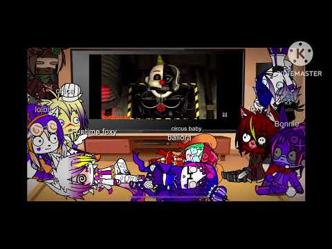 Gacha club fnaf sister location and some of fnaf 1 react to FNAF SFM Ultimate Costume Night Special