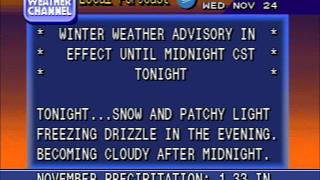 Weather Rewind: November 2010 - Thanksgiving Snow and Sleet