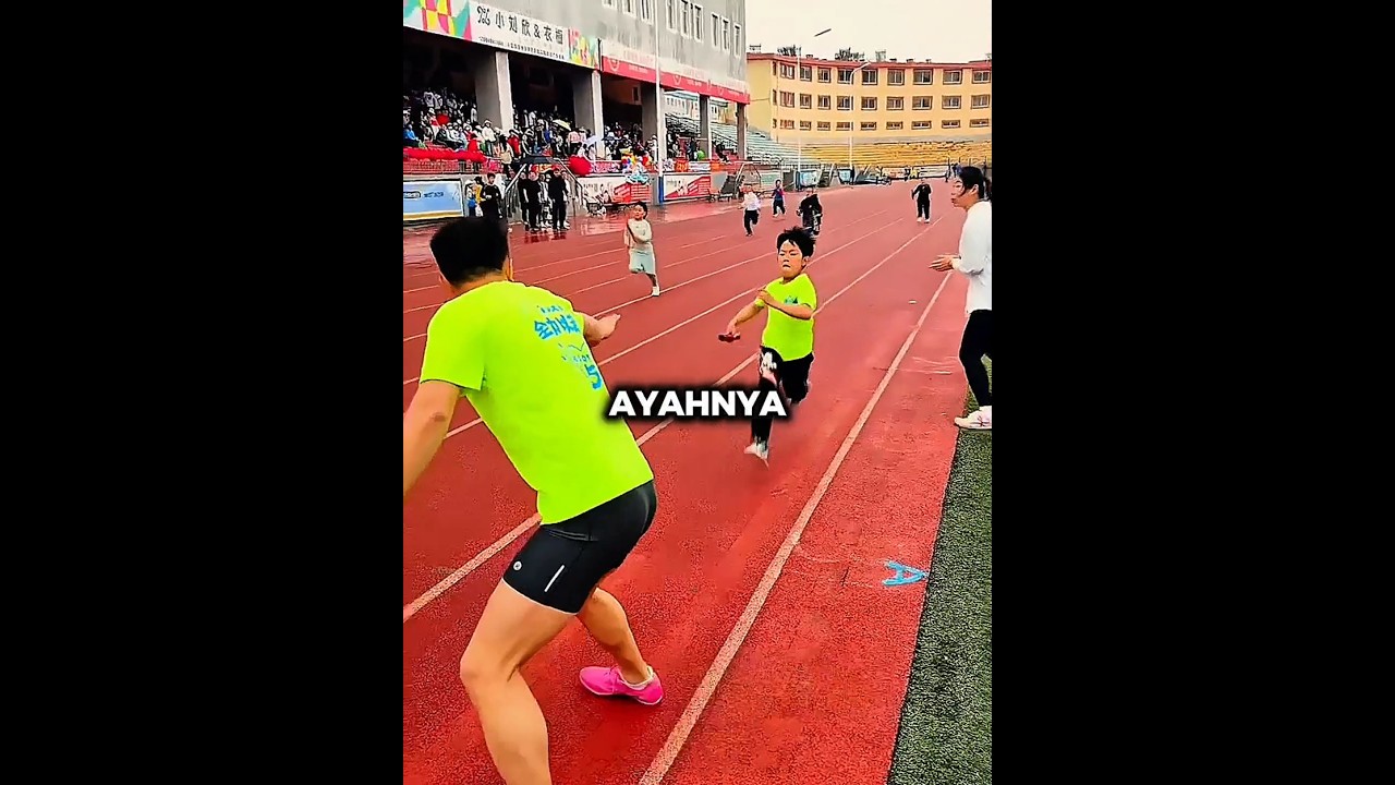 Saat Ayah Atlet Ikut Lomba Lari di Sekolah