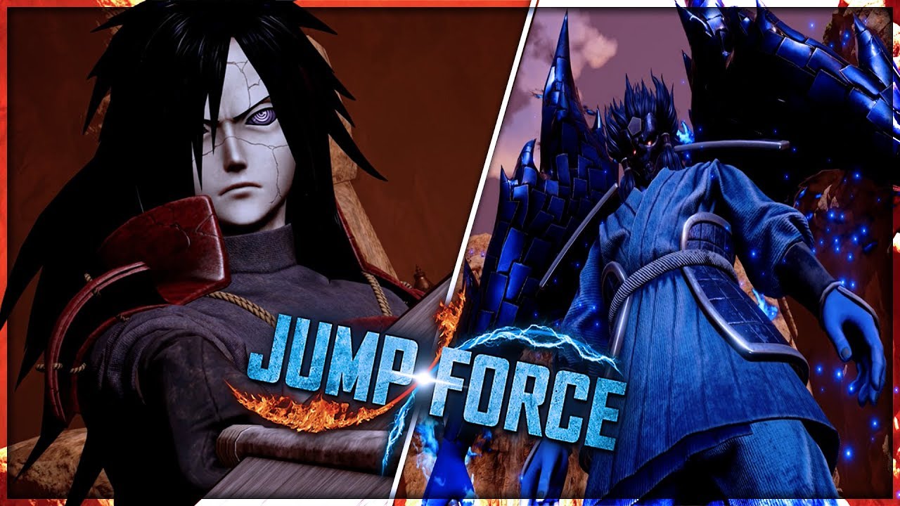 Jump Force Madara Uchiha Massive Second Set Of Gameplay Hd Screenshots Revealed Youtube - madara roblox shirt