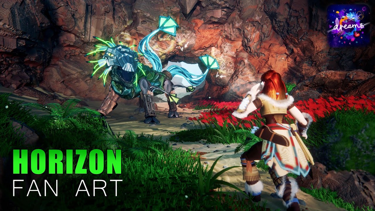 Creating a Realistic Scene inspired by Horizon | Dreams PS4/PS5