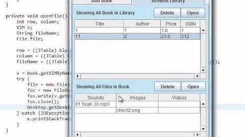 Java: Extended Simple Library System With GUI (Part 48)