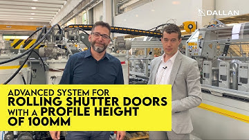 Rolling Shutter Doors with 100mm of profile height advanced production system