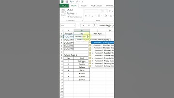 Dasar Excel Rumus Weekday