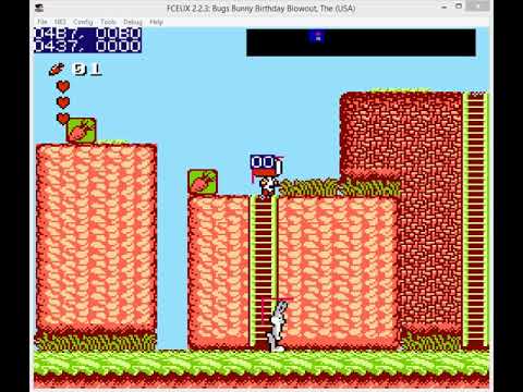 LUA SCRIPT NES FCEUX - Bugs Bunny Birthday Blowout, The (USA)