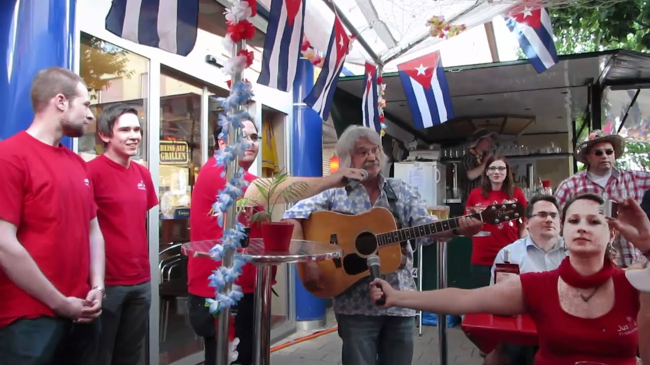 Frankenthaler Strohhutfest 2012 JUSO Zelt - Arbeiterlieder singen mit Uli Valnion