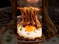 Egg Chili Black Bean Noodles | ASMR Eating Sounds