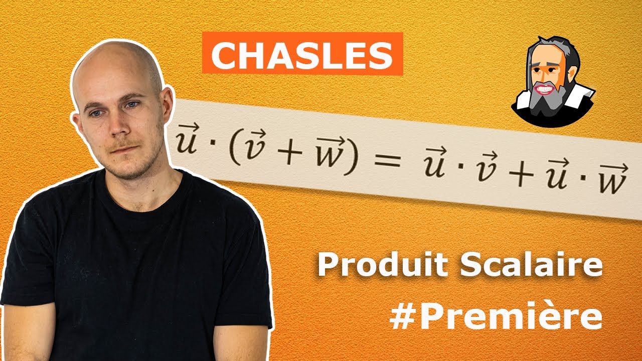 Exercice corrigé : CHASLES avec les produits scalaires - Première