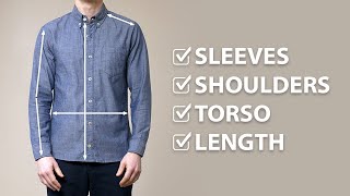 How Your Button Up Shirts Should Fit | Button Down Fit Guide