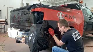 How to Wrap a Full Truck Box side with one person. by Tony Loewen 2,306 views 1 year ago 13 minutes, 51 seconds