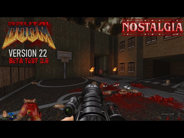 Brutal Doom v22 Beta Test 3.6 | Nostalgia - Map14: Beneath | 4K/60 class=