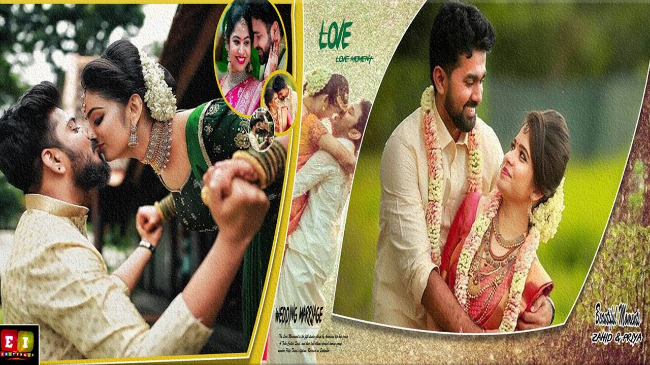 Romantic Wedding Album Design Sheet in Tutorial Wedding