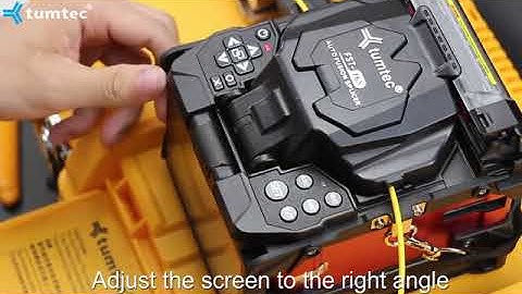 Tumtec FTTX FST-18S operations fusiondora/máquina de fusão