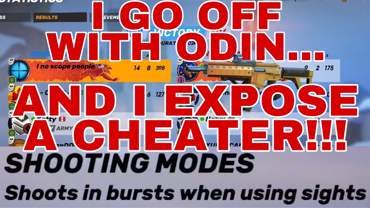 I EXPOSE a CHEATER and get crazy ODIN scores in Guns of Boom