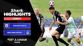 Macarthur Bulls v Western United - Shark Highlights | Isuzu UTE A-League 2024-25 | Round 18