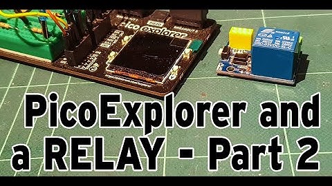 PiPico Explorer, Simon and a Relay board - The SHOCKING end.