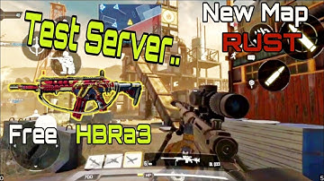 *New* Map RUST and free HBRa3 in Test server | Cod Mobile gameplays...