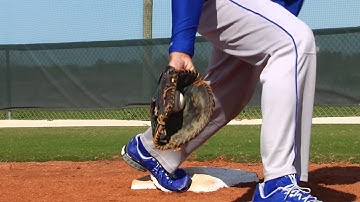 First Base Fielding Drills - Fundamentals of First Base Series by IMG Academy Baseball (3 of 4)