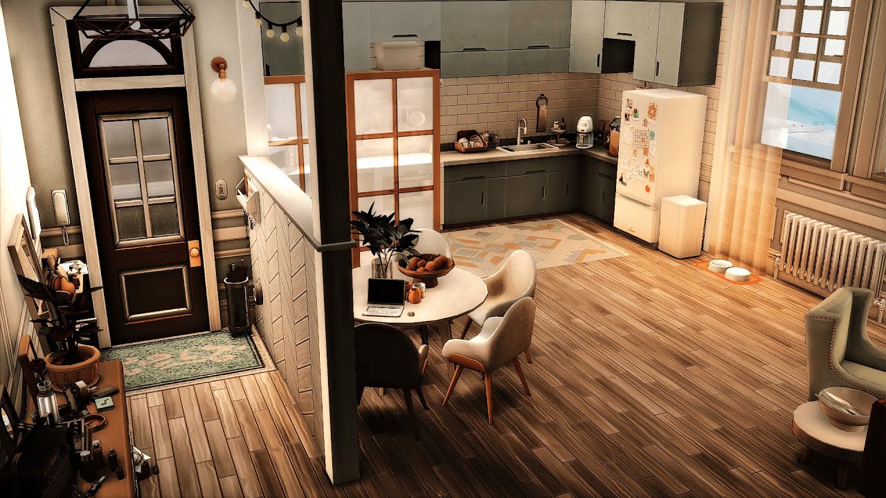 Квартира Медина Студиос, 920 в Сан-Мишуно \ The Sims 4: Speed Build