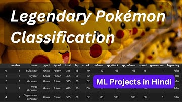 Legendary Pokémon Classification | Machine Learning Project in Hindi