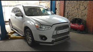 видео: Переборка задних суппортов на Mitsubishi ASX Мицубиси АСХ 1,8 2013 года 1часть картинка: Переборка задних суппортов на Mitsubishi ASX Мицубиси АСХ 1,8 2013 года 1часть