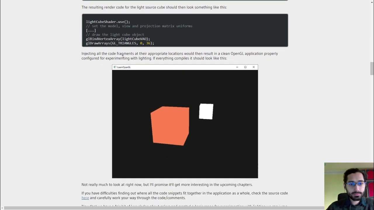 Learning opengl day 8 phong lighting model youtube