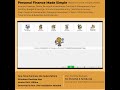Personal Finance Management Software Built in Microsoft Access | VBA | INCOME | EXPENSES &amp; SAVINGS