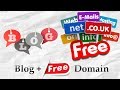 Setup Free Domain Name With Blog - How To Get Free Domain and Setup With...
