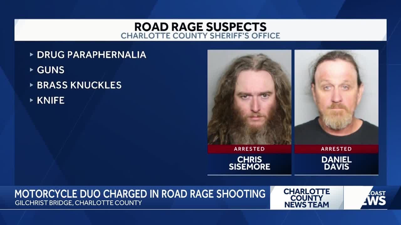 Two motorcyclists arrested in Charlotte County road rage shooting - YouTube