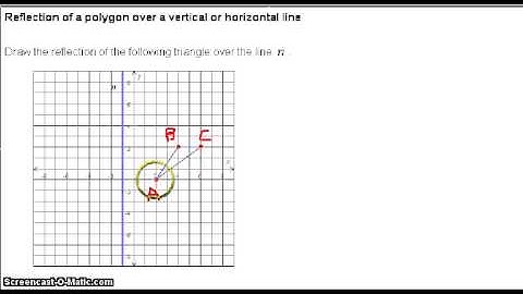 Reflection of a polygon over a horizontal line