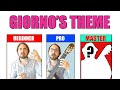 5 Levels of "Giorno's Theme": from Beginner to MASTER