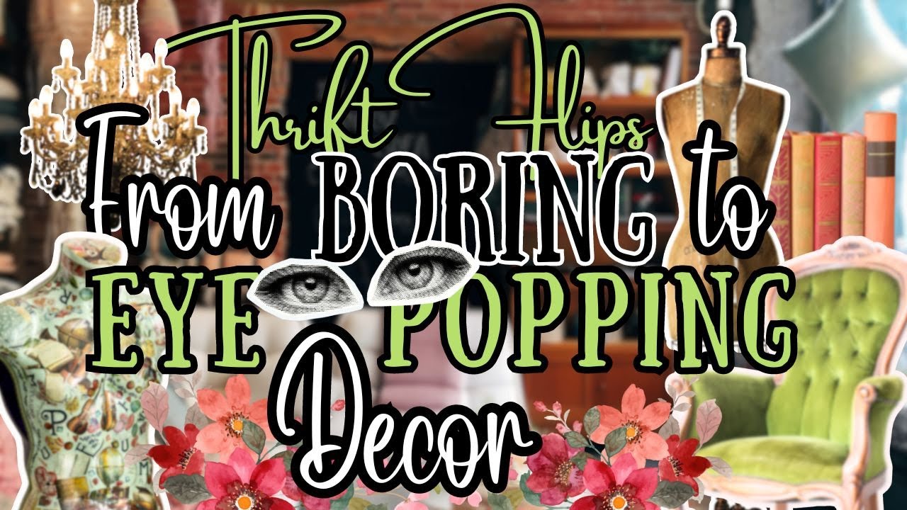 Thrifted Junk Turned into Grand One of a Kind Home Decor! Using Amazing Techniques.