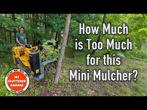 Using a Mini Skid Steer to Take Down a Tree - MCG Video #287