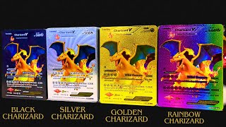 I FOUND WORLD RAREST CHARIZARD V CARDS IN 4 DIFFERENT COLOUR | COLLECTION OF CHARIZARD V IN 4 COLOUR