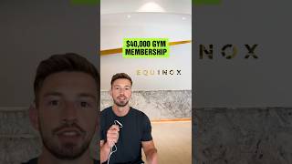 New $40,000 gym membership by Equinox 💰 #gym #shorts