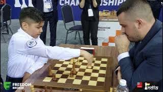 This 12-year-old boy is absolutely brilliant! Three queens on the board